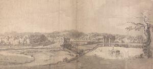 A View of the Estate at Esholt Hall, Yorkshire by Samuel Scott