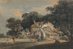 A Devonshire Farm by Thomas Girtin