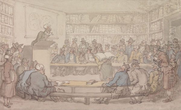 A Book Auction - view 1