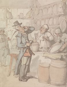 A Man Buying Snuff