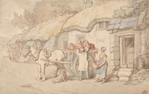 A Potter Going Out by Thomas Rowlandson