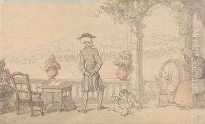 Dr. Syntax Soliloquising by Thomas Rowlandson