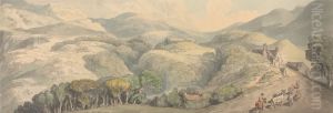 Entrance to Festiniog, Wales by Thomas Rowlandson