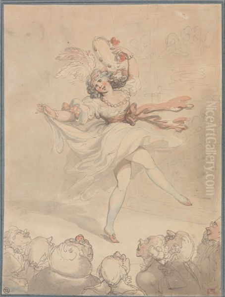 Female Dancer with a Tambourine - view 1