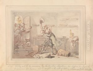 Kitty Overcome by Thomas Rowlandson
