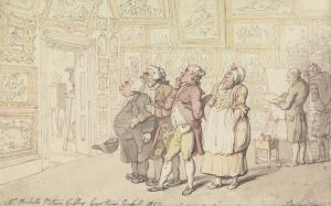 Mr. Michell's Picture Gallery, Grove House, Enfield 1817