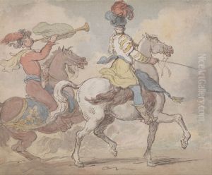 The Heralds by Thomas Rowlandson