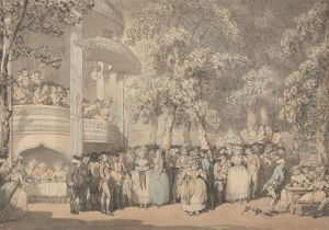 Vauxhall Gardens by Thomas Rowlandson