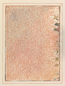 Jerusalem, Plate 79, "My tents are fall'n...." by William Blake