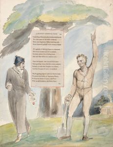 The Poems of Thomas Gray, Design 111, "Elegy Written in a Country Church-Yard."