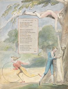 The Poems of Thomas Gray, Design 17, "Ode on a Distant Prospect of Eton College." by William Blake
