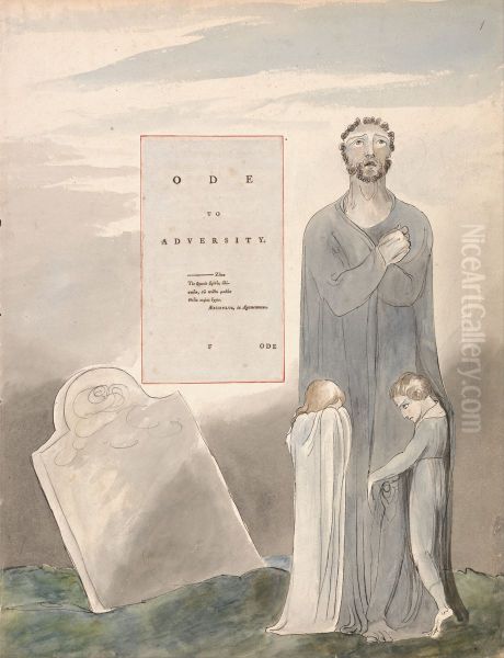 The Poems of Thomas Gray, Design 35, "Ode to Adversity." - view 1