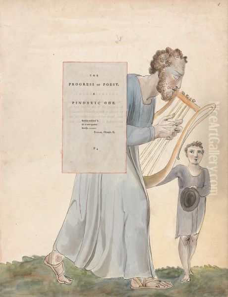 The Poems of Thomas Gray, Design 41, "The Progress of Poesy." - view 1