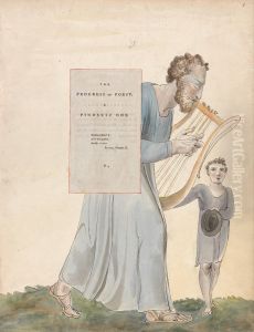 The Poems of Thomas Gray, Design 41, "The Progress of Poesy." by William Blake