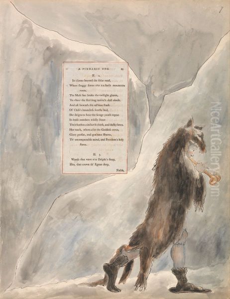 The Poems of Thomas Gray, Design 47, "The Progress of Poesy." - view 1