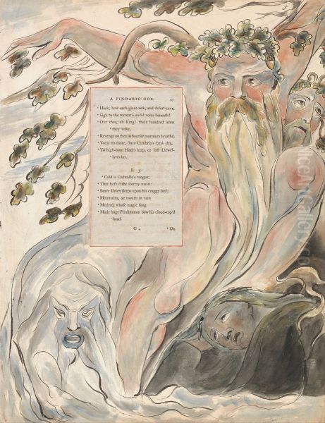 The Poems of Thomas Gray, Design 57, "The Bard." - view 1
