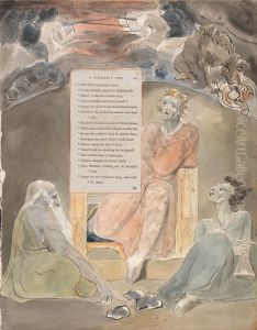 The Poems of Thomas Gray, Design 61, "The Bard." by William Blake