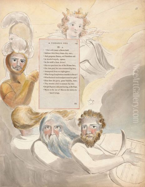 The Poems of Thomas Gray, Design 63, "The Bard." - view 1
