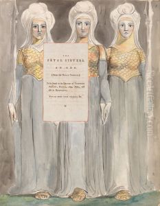 The Poems of Thomas Gray, Design 67, "The Fatal Sisters."