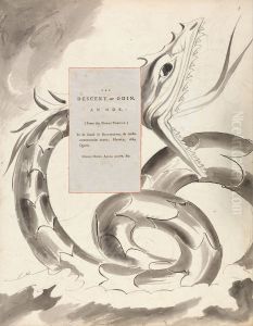 The Poems of Thomas Gray, Design 77, "The Descent of Odin." The Poems of Thomas Gray, Design 77, "The Descent of Odin."