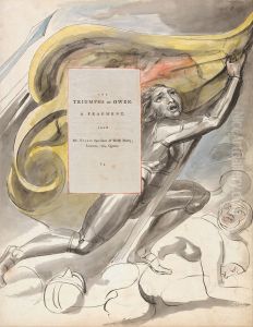 The Poems of Thomas Gray, Design 87, "The Triumphs of Owen." by William Blake