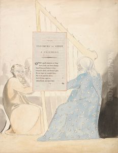 The Poems of Thomas Gray, Design 89, "The Triumphs of Owen." by William Blake