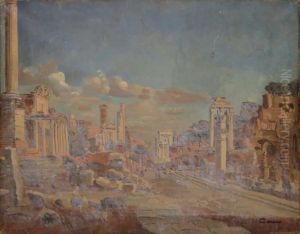 Le Forum Romain by Edmond Ceria