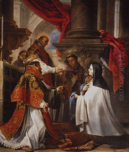 La comunion de Santa Teresa