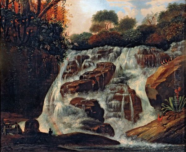 Great Tijuca Waterfall - view 1