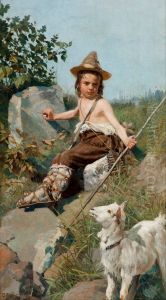 Giotto's Childhood by Oscar Pereira Da Silva
