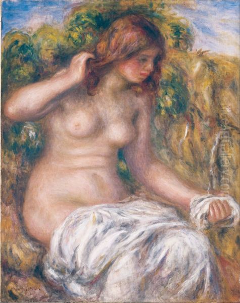 Woman by Spring - view 1