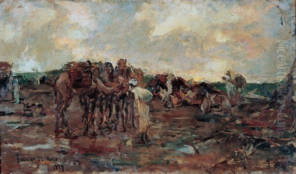 Rest Halt for an Arab Caravan - view 1