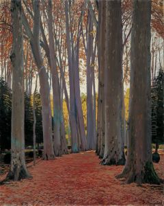 Avenue of Plane Trees by Santiago Rusinol i Prats