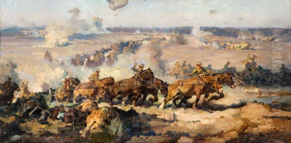 The battle before Villers-Bretonneux, August 8th, 1918 - view 1