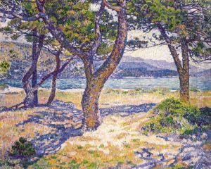 The Mediterranean at Le Lavandou by Theo van Rysselberghe
