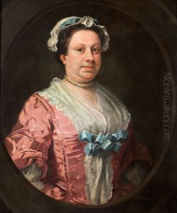 Portrait of the Artist?s Sister, Anne Hogarth (1701-1771) or, Lady in Rose Taffeta Portrait of the Artist?s Sister, Anne Hogarth (1701-1771) or, Lady in Rose Taffeta