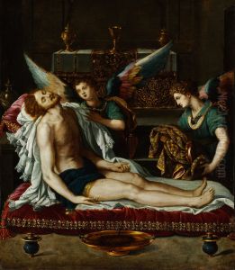 The Body of Christ Anointed by Two Angels The Body of Christ Anointed by Two Angels