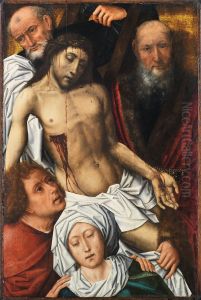 El Descendimiento de la cruz by Colijn de Coter