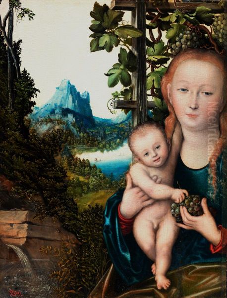 Die Madonna vor der Weinlaube - view 1