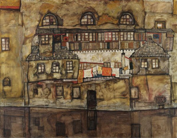 House Wall on the River - view 1