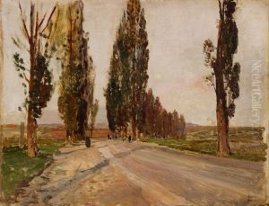 Boulevard of Poplars near Plankenberg