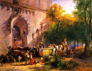 Deutsch:,,Am Klosterbrunnen"