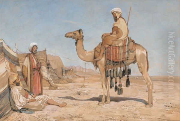 A Bedouin Encampment; or, Bedouin Arabs - view 1