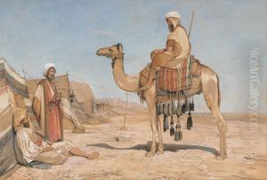 A Bedouin Encampment; or, Bedouin Arabs by John Frederick Lewis