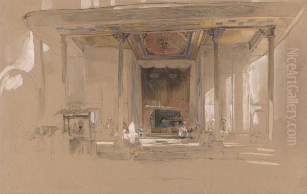 Main Entrance of Great Mosque, (Ulu cami) Bursa, Turkey, - view 1