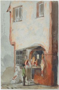 The Butcher's Shop by James McNeill Whistler