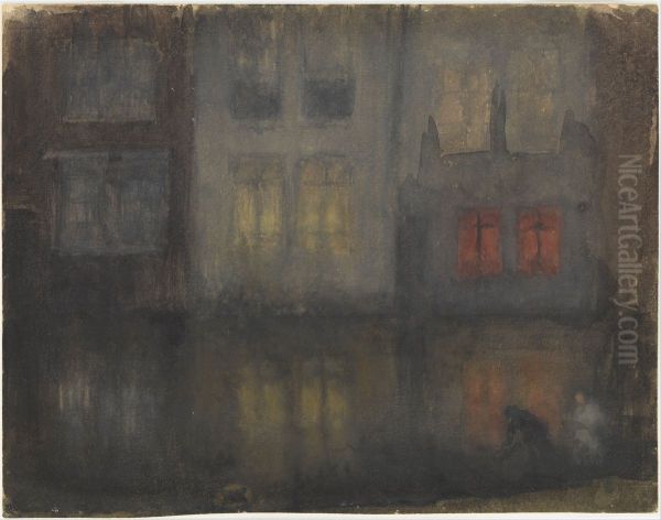 Black and Red-Back Canal, Holland - view 1