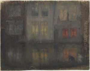 Black and Red-Back Canal, Holland by James McNeill Whistler