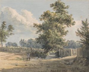 Brook End, Essex by Paul Sandby