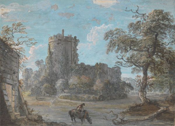 The Entrance to Chepstow Castle - view 1